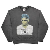 DENNIS RODMAN 1997 nWo CREWNECK SWEAT DELTA LARGE 8904