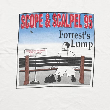 OLD&VINTAGE FOREST GUMP PARODY FORREST'S LUMP FRUIT OF THE LOOM XL 0180