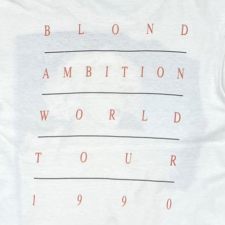 MADONNA 1990 BLOND AMBITION TOUR BACK STYLE HANES LARGE 5070