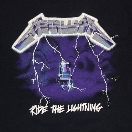 METALLICA 1987 RIDE THE LIGHTNING TEE JAYS XL 1027