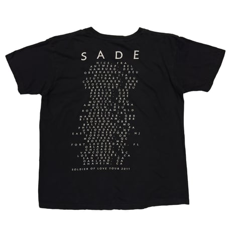 SADE SOLDIER OF LOVE TOUR 2011 TULTEX FITS MEDIUM 7485