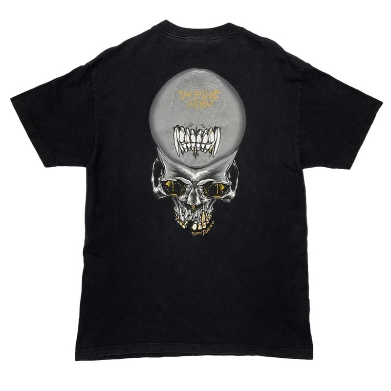 94's llica \"im inside i'm you\" パスヘッド Vintage METALLICA 1994 Sad But True I'm Inside I'm You Pushead T