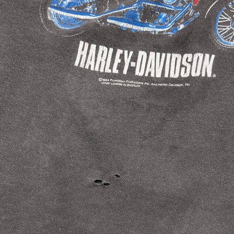 THE ROLLING STONES 1994 HARLEY DAVIDSON AMERICAN FLAG TONGUE BROCKUM XL 3466
