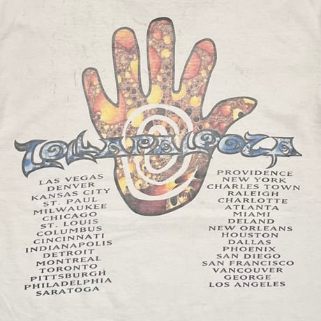 LOLLAPALOOZA 1994 FES WHITE SOF TEE XL 1710