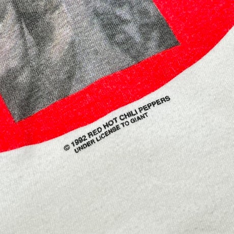 RED HOT CHILI PEPPERS BLOOD SUGER SEX MAGIK TOUR LOGO & PHOTO WHITE EURO LARGE 1457
