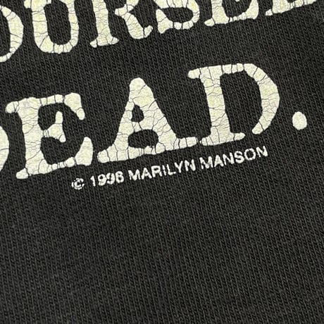 MARILYN MANSON 1996 YOU MIGHT AS WELL KILL YOURSELF YOU'RE ALREADY DEAD WINTERLAND LARGE 0693
