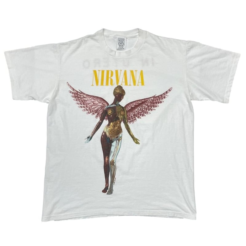 NIRVANA IN UTERO 1993 WILD OATS XL 7642 | great