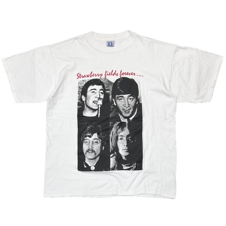 THE BEATLES STRAWBERYY FIELDS FOREVER WHITE LARGE 1405