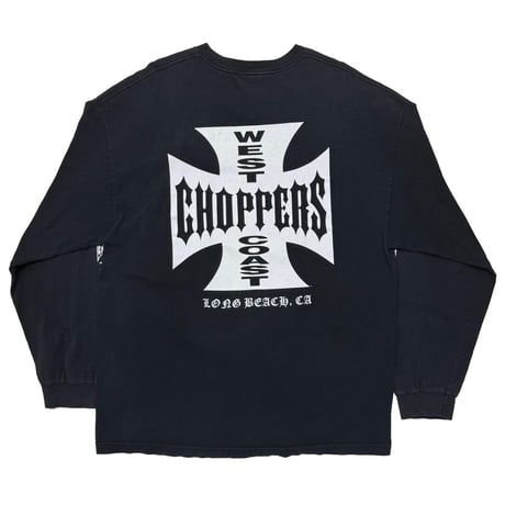 WEST COAST CHOPPERS IRON CROSS WHITE LS FITS XL 2935