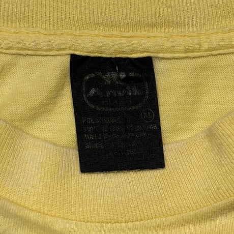 NIKON 80s TEXT LOGO LIGHT YELLOW ANVIL XL 8334