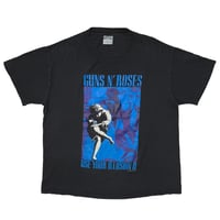 90s GUNS N ROSES Bad Apple XL ヴィンテージ バンT GUNS 'N' ROSES BAD APPLE USE YOUR ILLUSION TOUR