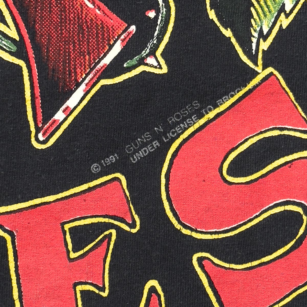 GUNS N' ROSES ヴィンテージ 80年代〜 GUNS N' ROSES WAS HERE ガンズアンドローゼス バンドTシャツ