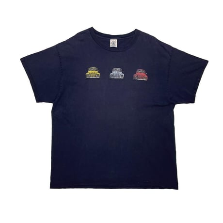 VOLKS WAGEN THREE BEETLES TEE NAVY DELTA XL 98466