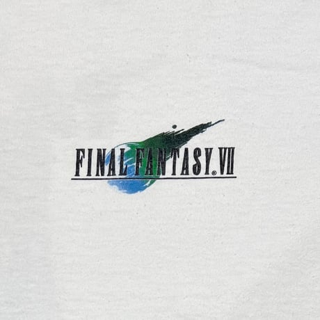 FINAL FANTASY 7 CLOUD ONLY ON PLAYSTATION WHITE ONEITA XL 3249