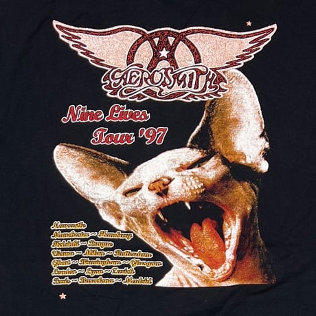 AEROSMITH NINE LIVES TOUR 1997 BOOTLEG FITS LARGE 8169