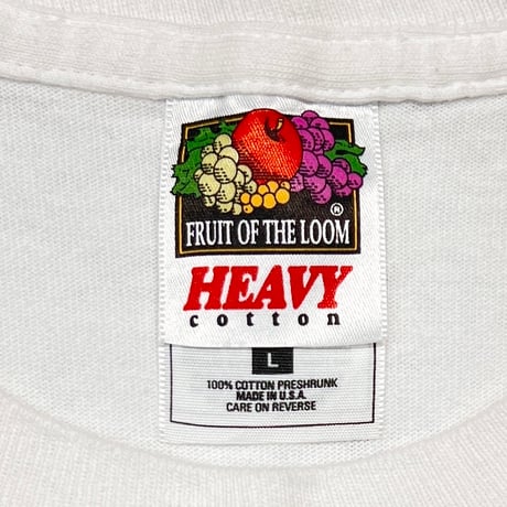 NINE INCH NAILS BROWN LOGO DOUBLESIDE WHITE FRUIT OF THE LOOM LARGE 9160
