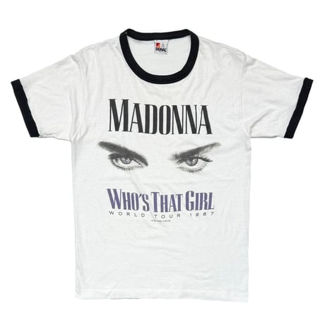 USA製 Madonna 1987年ワールドツアー Tシャツ USA製 Madonna 1987年ワールドツアー Tシャツ Vintage Madonna 