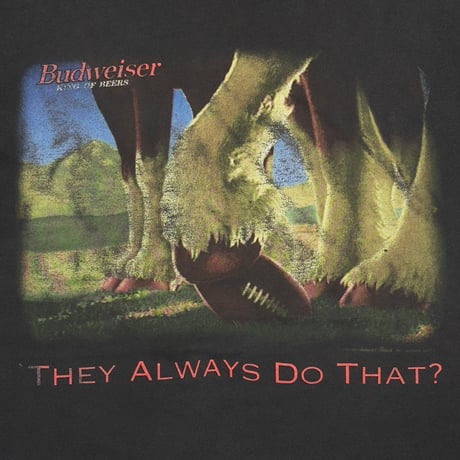 Budweiser THEY ALWAYS DO THAT ? HORSE LEGS OATS XL 3726