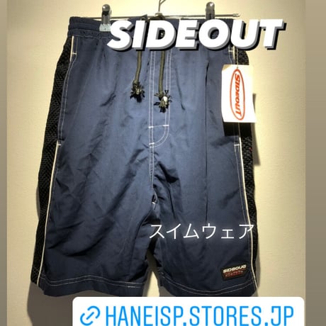 サイドアウトSIDEOUT サーフパンツ インナー付　L