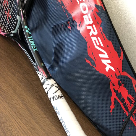 YONEXヨネックス　ジオブレイクGEO50VS　UL1　ガット張上げ済　スマッシュピンク