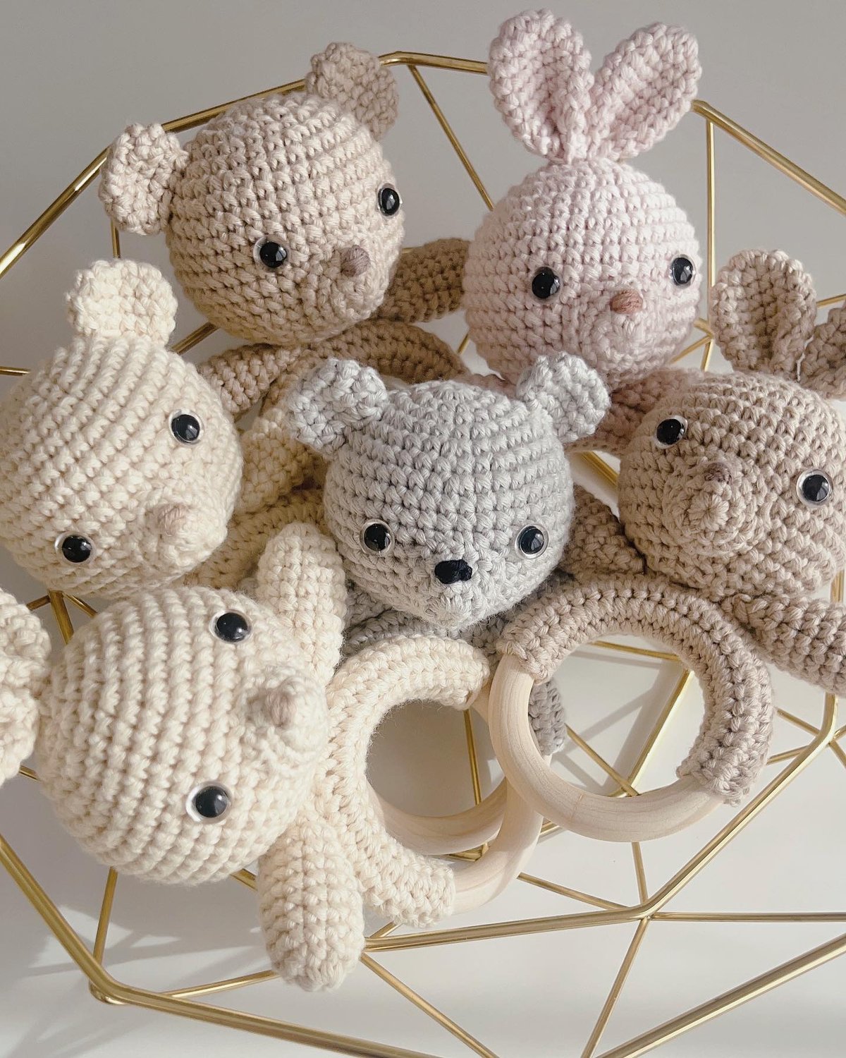 新品PICONECLUBラビットファートリミングキラキラピッコーネ柄ベスト１号 baby rattle | prologue