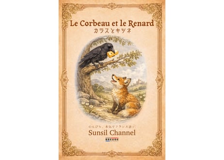 『カラスとキツネ』フランス語＋和訳比較