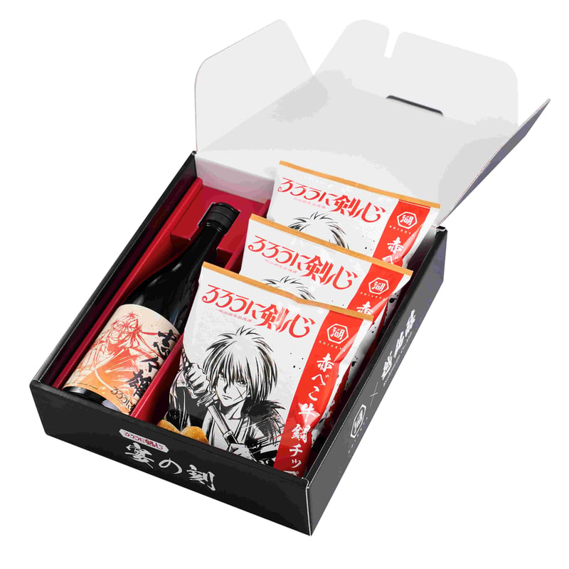 湖池屋×越銘醸 るろうに剣心 宴の刻セット | 越銘醸ONLINE STORE