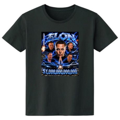 【期間限定品】資産１兆ドル越え！金運宇宙規模HIPHOPラップT