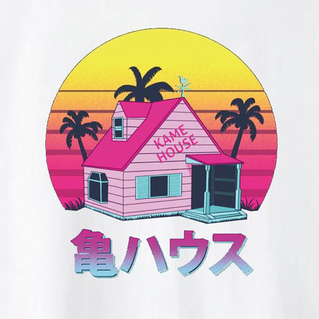 亀ハウス白Tシャツ