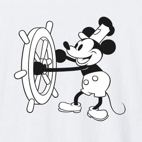 初代ミッキーマウス Tシャツ 【ついに！2024年 パブリックドメインに】