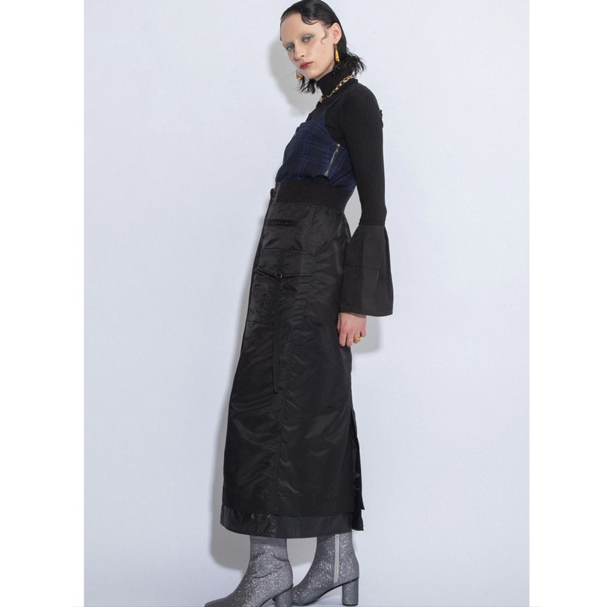 AULA AILA MA1スカート AULA AILA】MA-1 SKIRT | nouvergine