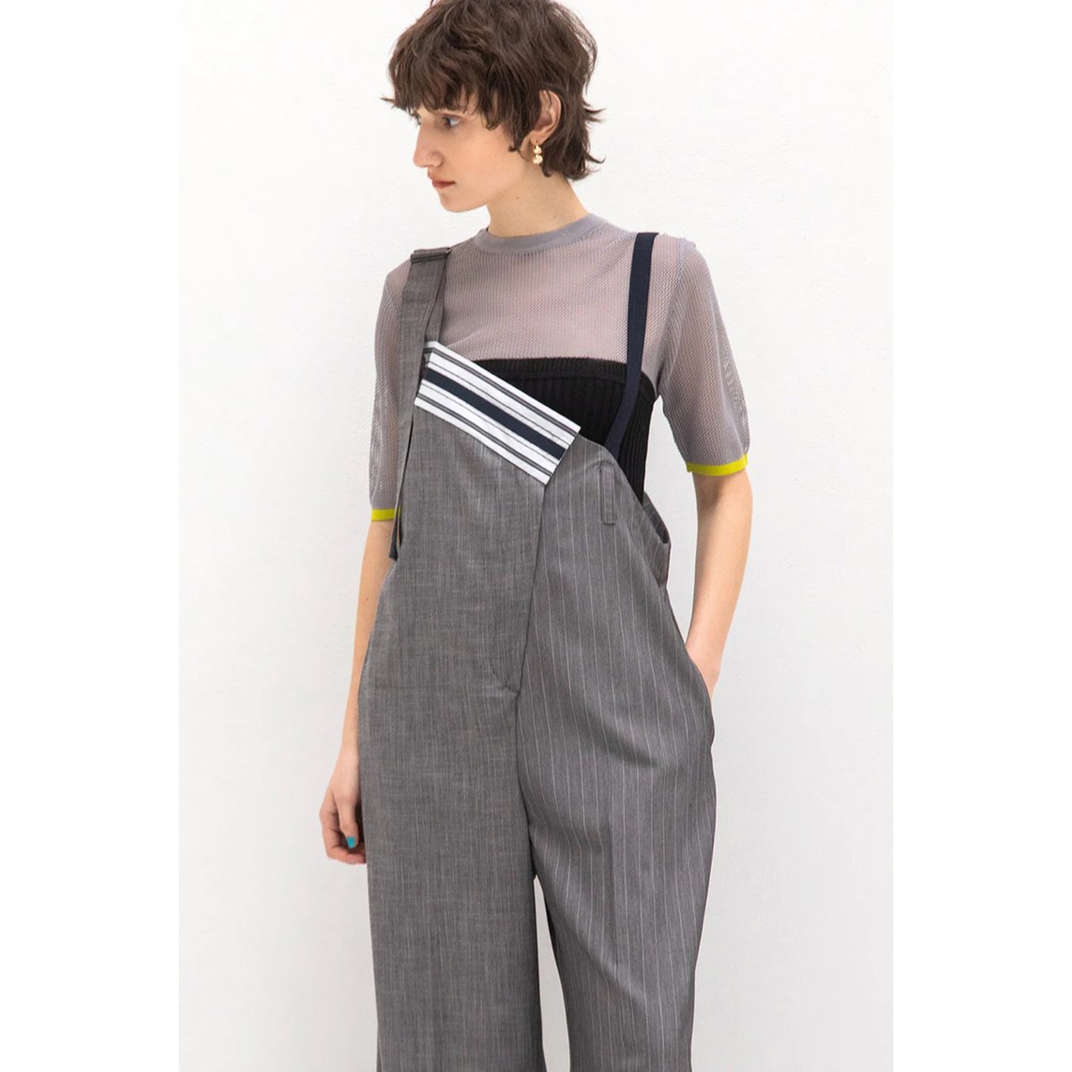 AULA AILA】ASYMMETRY SALOPETTE | nouvergine