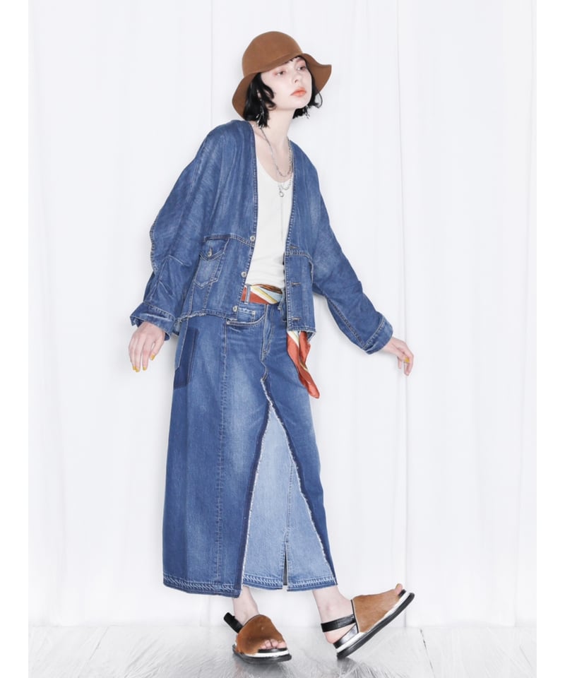 【美品】アントゲージ Vネック Gジャン ANTGAUGE アントゲージ Vネック Gジャン ANTGAUGE レディース 国内正規品