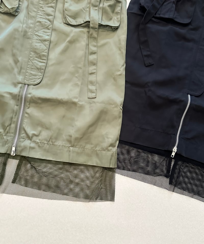 AGNOST】メッシュドッキングMA-1スカート | nouvergine