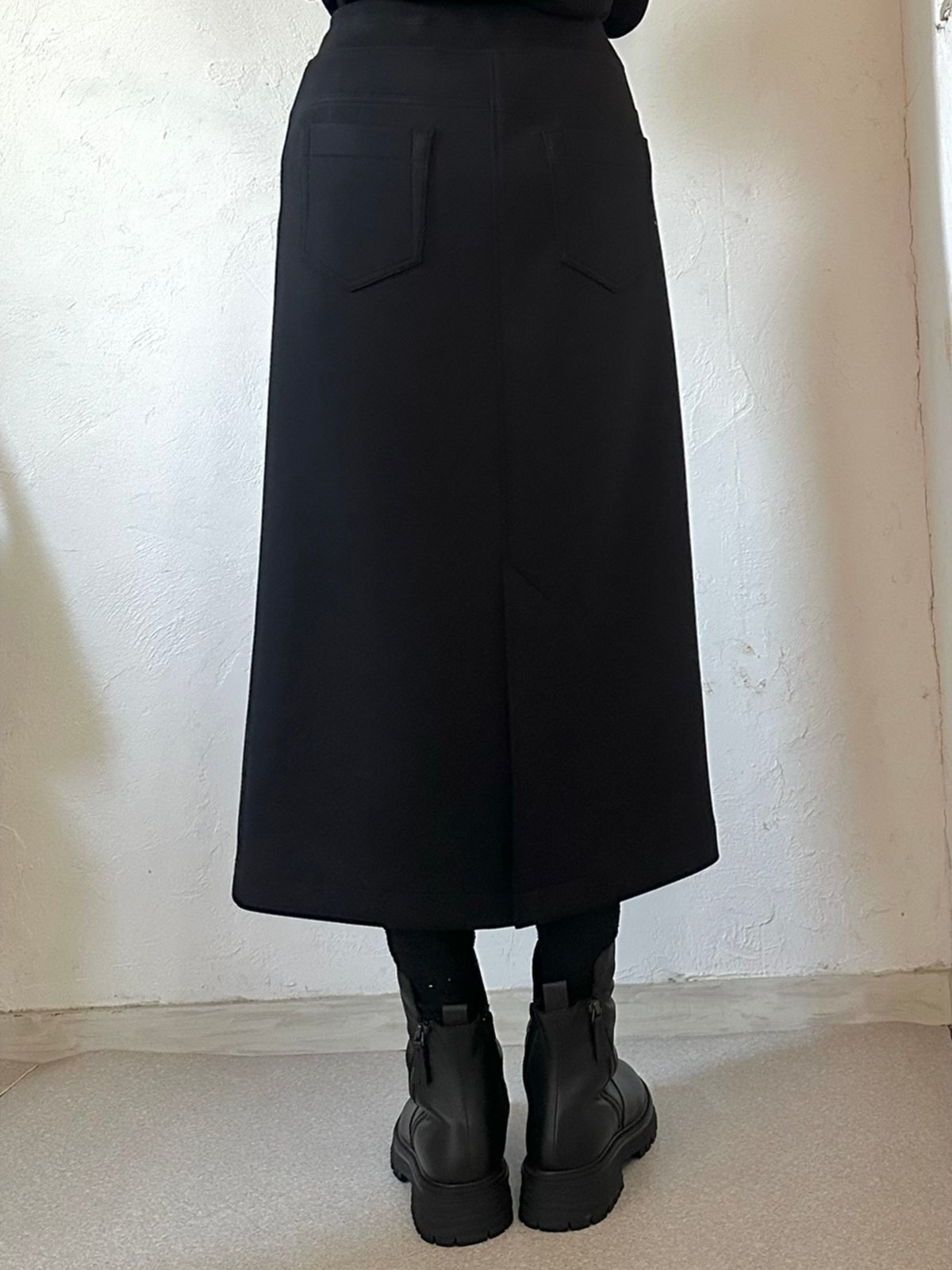 Blue Fronce】ダンボールニットライン入りタイトスカート | nouvergine