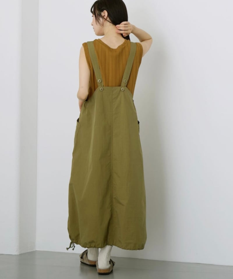 AUG】ミリタリージャンパースカート | nouvergine