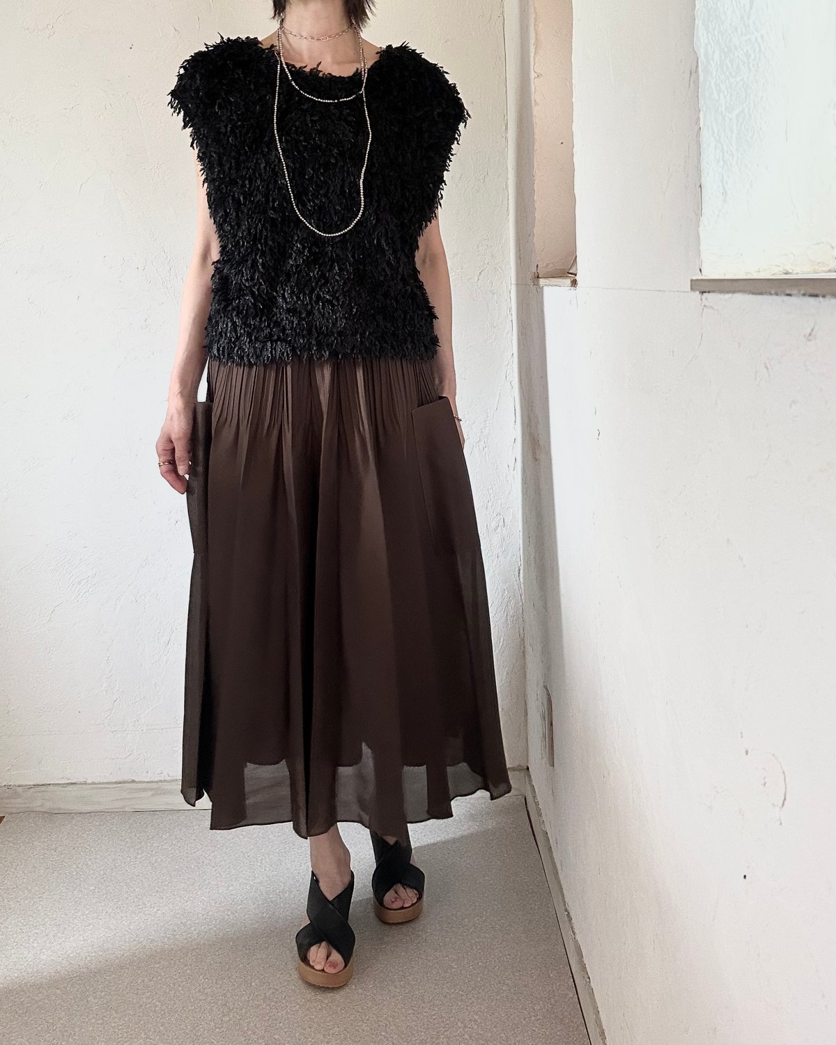 再々入荷！！ 【BLUE FRONCE】フェザーニットベスト | nouvergine