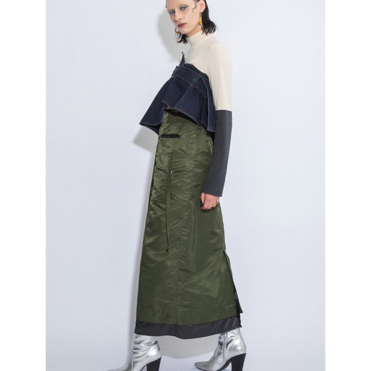 AULA AILA】MA-1 SKIRT | nouvergine