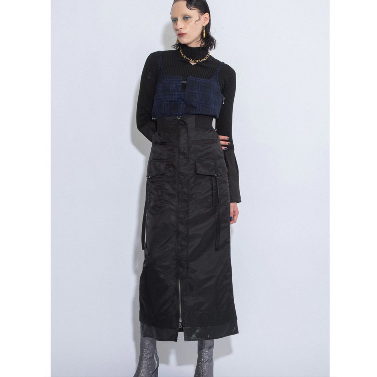 AULA AILA】MA-1 SKIRT | nouvergine