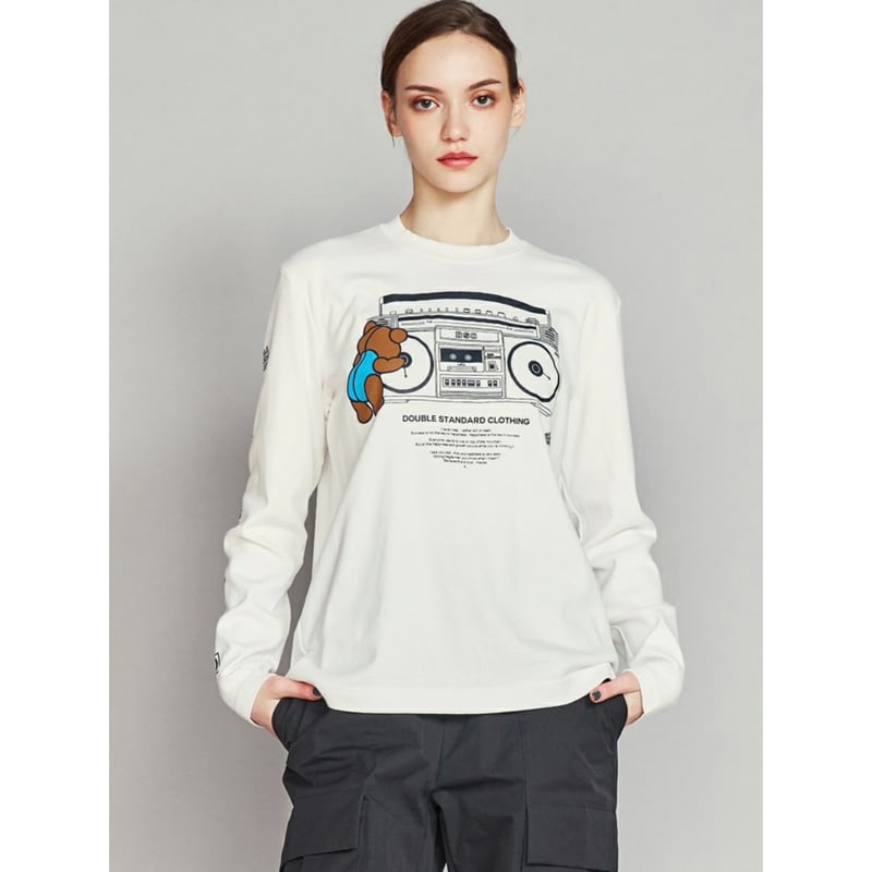DOUBLE Standard CLOTHING 】ラジカセベアプリントTシャツ | nou