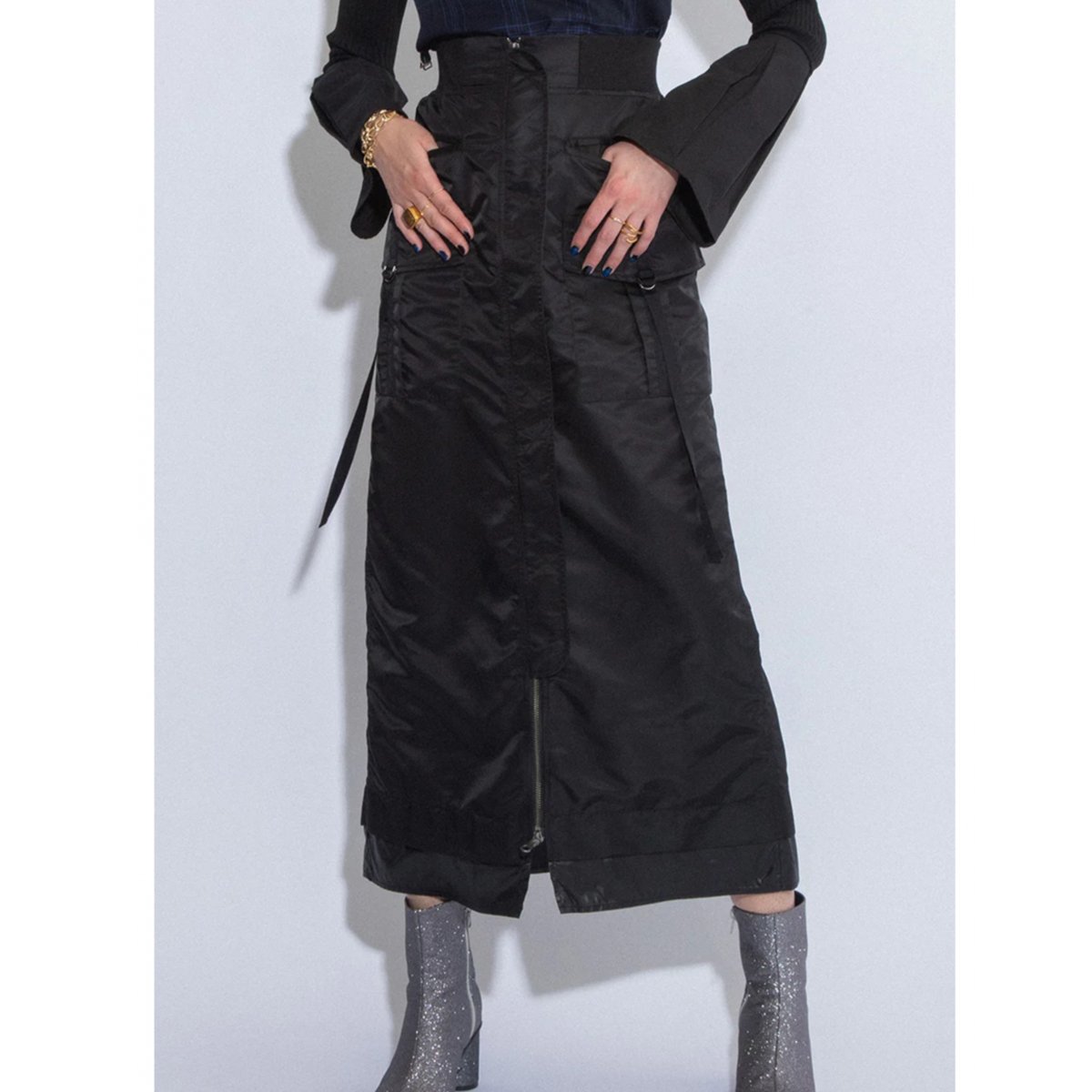 AULA AILA】MA-1 SKIRT | nouvergine