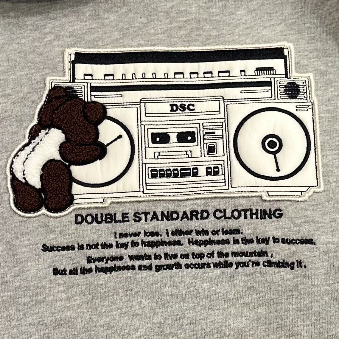 Double Standard Clothing 】ラジカセワッペンギャザースリーブ Double Standard Clothing 】ラジカセワッペンギャザースリーブ