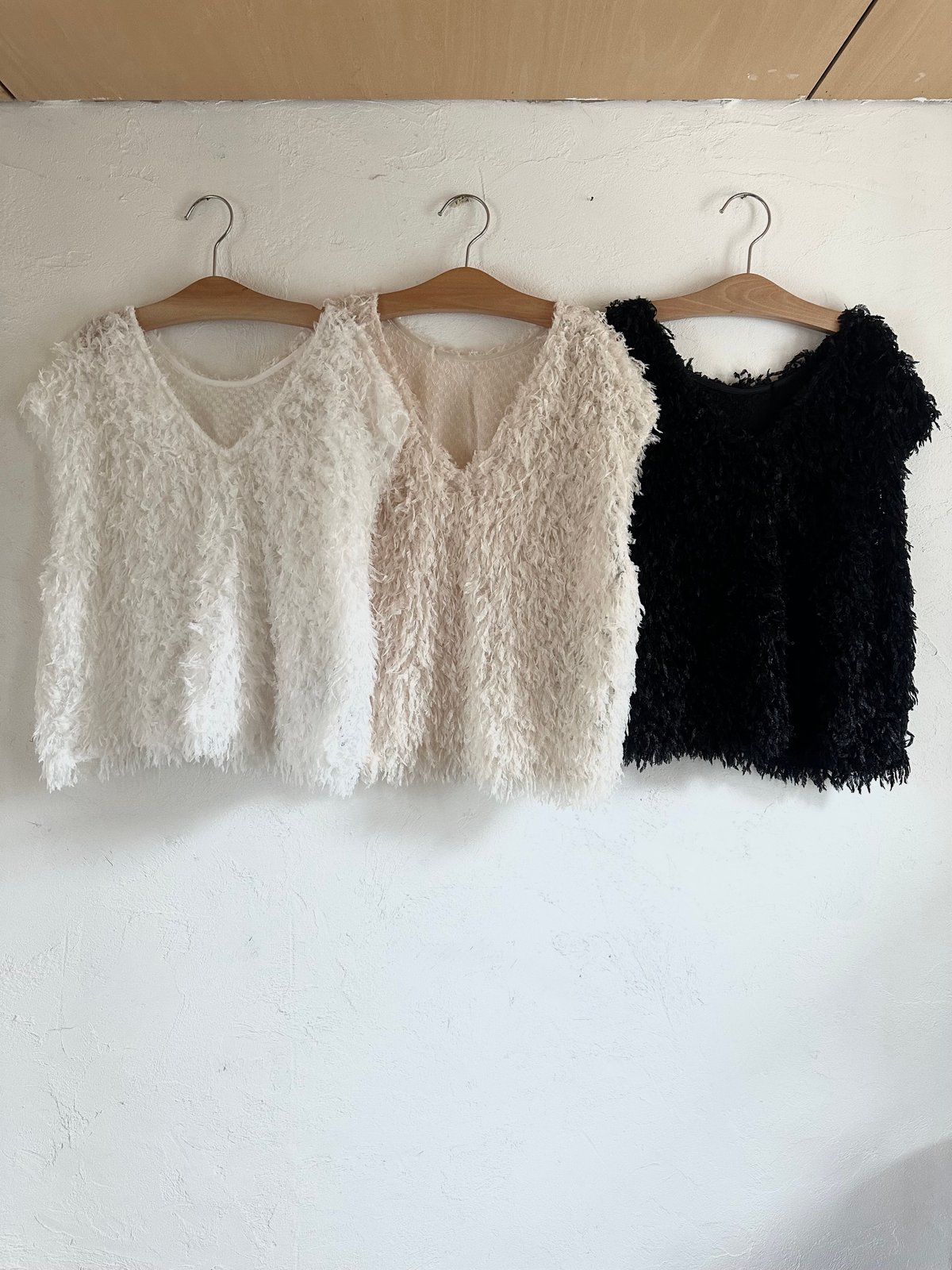 再々入荷！！ 【BLUE FRONCE】フェザーニットベスト | nouvergine