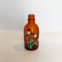 MIO YAMAMOTO flower painting bottle Brown (S)