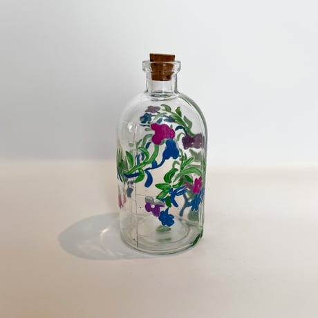 MIO YAMAMOTO flower painting bottle Clear No.2