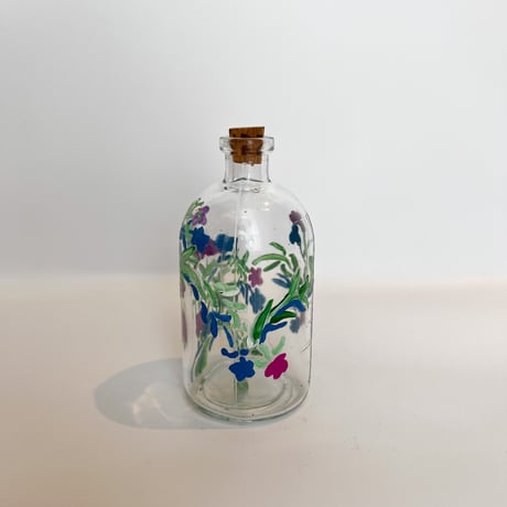 MIO YAMAMOTO flower painting bottle Clear No.2