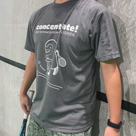 ぺんTシャツ concentrate! mixgray