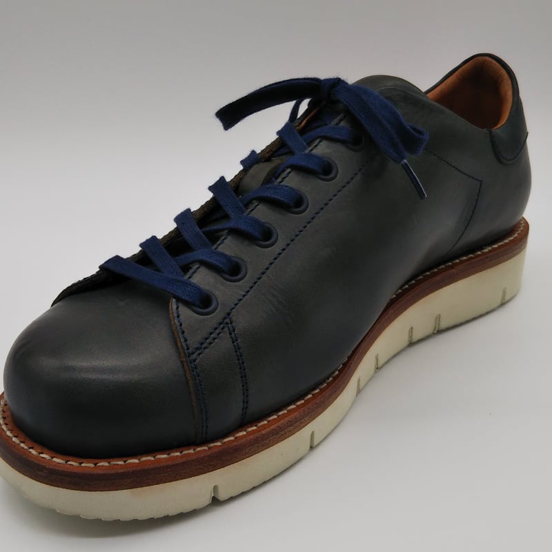 MS-1】レザ－スニ－カ－ブラックビブラムソ－ル | RESPECTABLE STORE