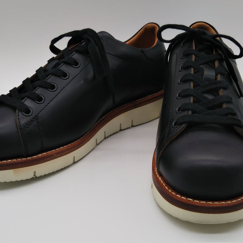 MS-1】レザ－スニ－カ－ブラックビブラムソ－ル | RESPECTABLE STORE