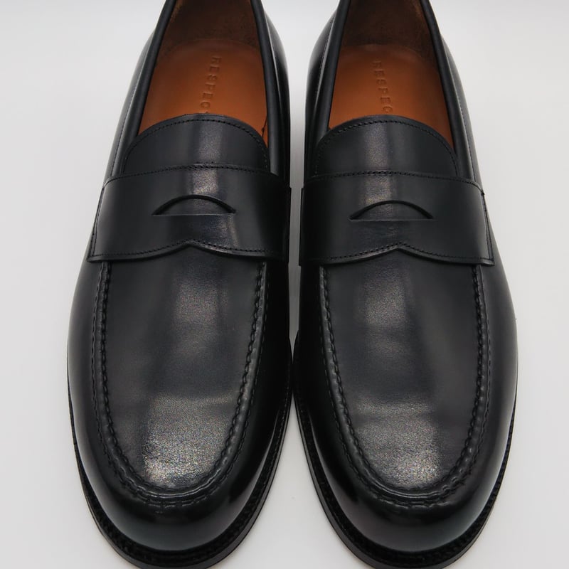 MD-3】ローファ－手縫モカブラック(革底・ビブラムソ－ル